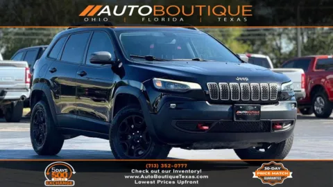 Black 2020 Jeep Cherokee Trailhawk for sale in Alvin, TX