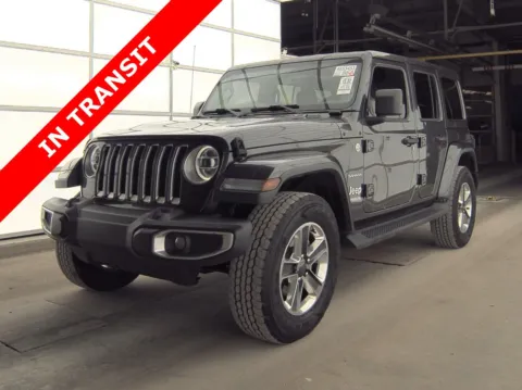 Gray 2020 JEEP WRANGLER U Sahara for sale in Alvin, TX