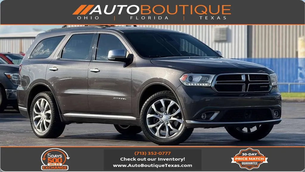Gray 2018 Dodge Durango Citadel Anodized Platinum for sale in Alvin, TX