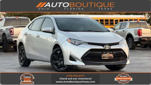 Silver 2017 Toyota Corolla LE for sale in Alvin, TX