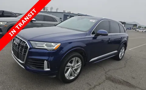 Blue 2022 Audi Q7 Premium Plus for sale in Alvin, TX