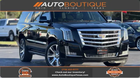Black 2016 Cadillac Escalade ESV Premium Collection for sale in Alvin, TX