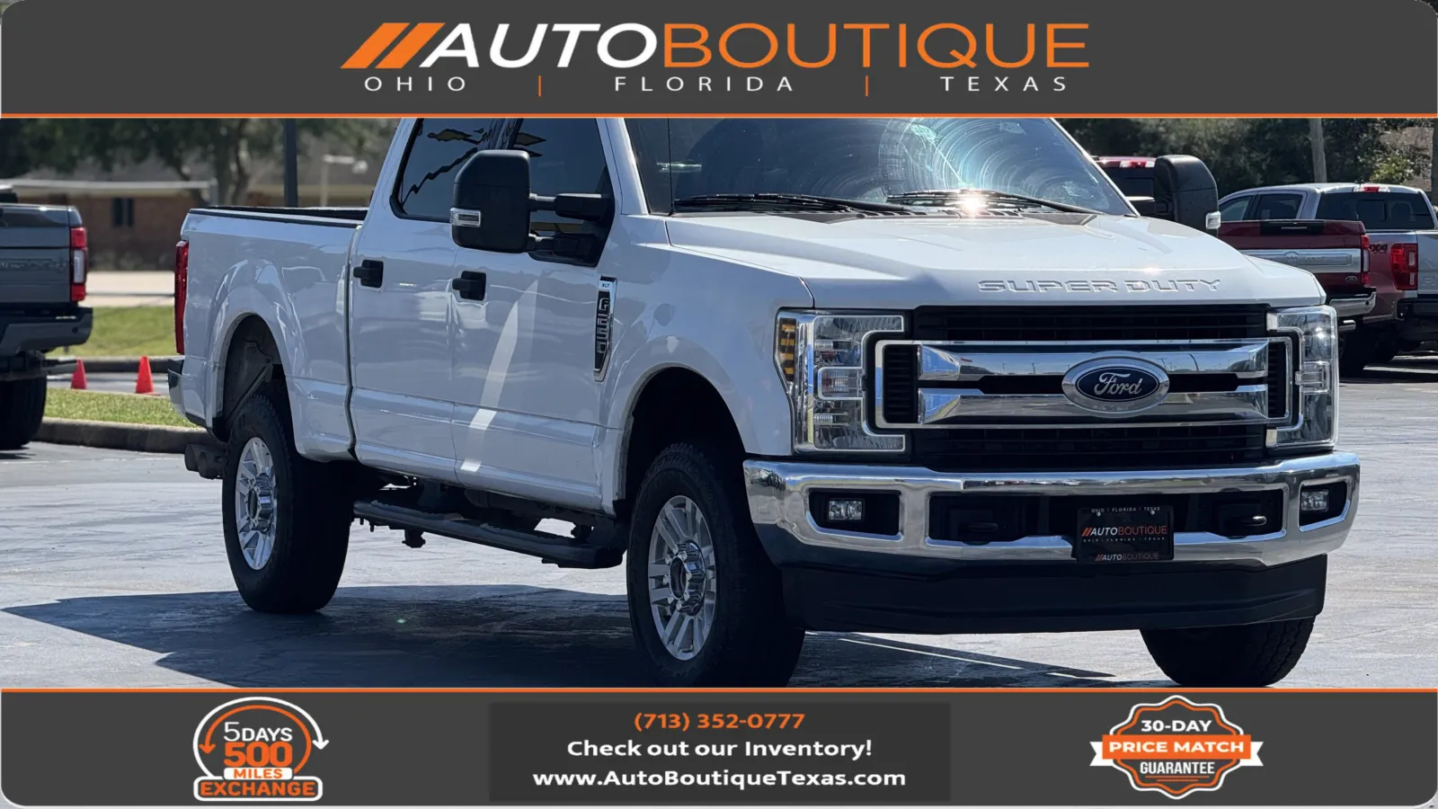 White 2019 Ford Super Duty F-250 SRW XLT for sale in Alvin, TX