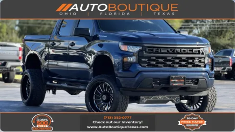 Blue 2023 Chevrolet Silverado 1500 Custom for sale in Alvin, TX