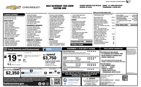 Photos of 2023 Chevrolet Silverado 1500 Custom for sale in Alvin, TX at Auto Boutique Texas