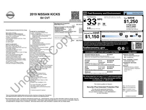 Photos of 2019 Nissan Kicks SV for sale in Alvin, TX at Auto Boutique Texas