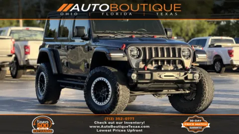 Gray 2018 Jeep Wrangler Unlimited Rubicon for sale in Alvin, TX