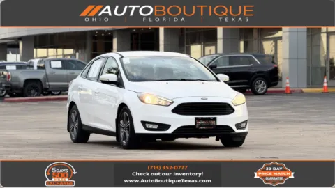 White 2016 Ford Focus SE for sale in Alvin, TX