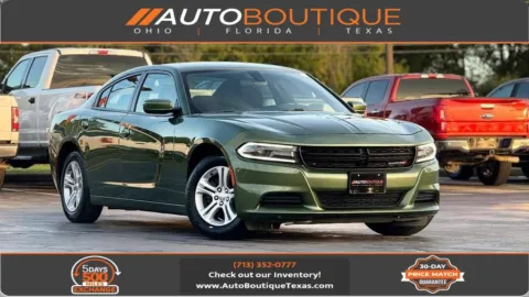 Green 2019 Dodge Charger SXT for sale in Alvin, TX