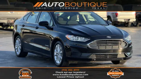 Black 2019 Ford Fusion Hybrid SE for sale in Alvin, TX