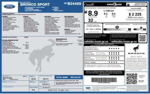 Photos of 2021 Ford Bronco Sport Outer Banks for sale in Alvin, TX at Auto Boutique Texas