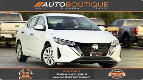 White 2024 Nissan Sentra S for sale in Alvin, TX