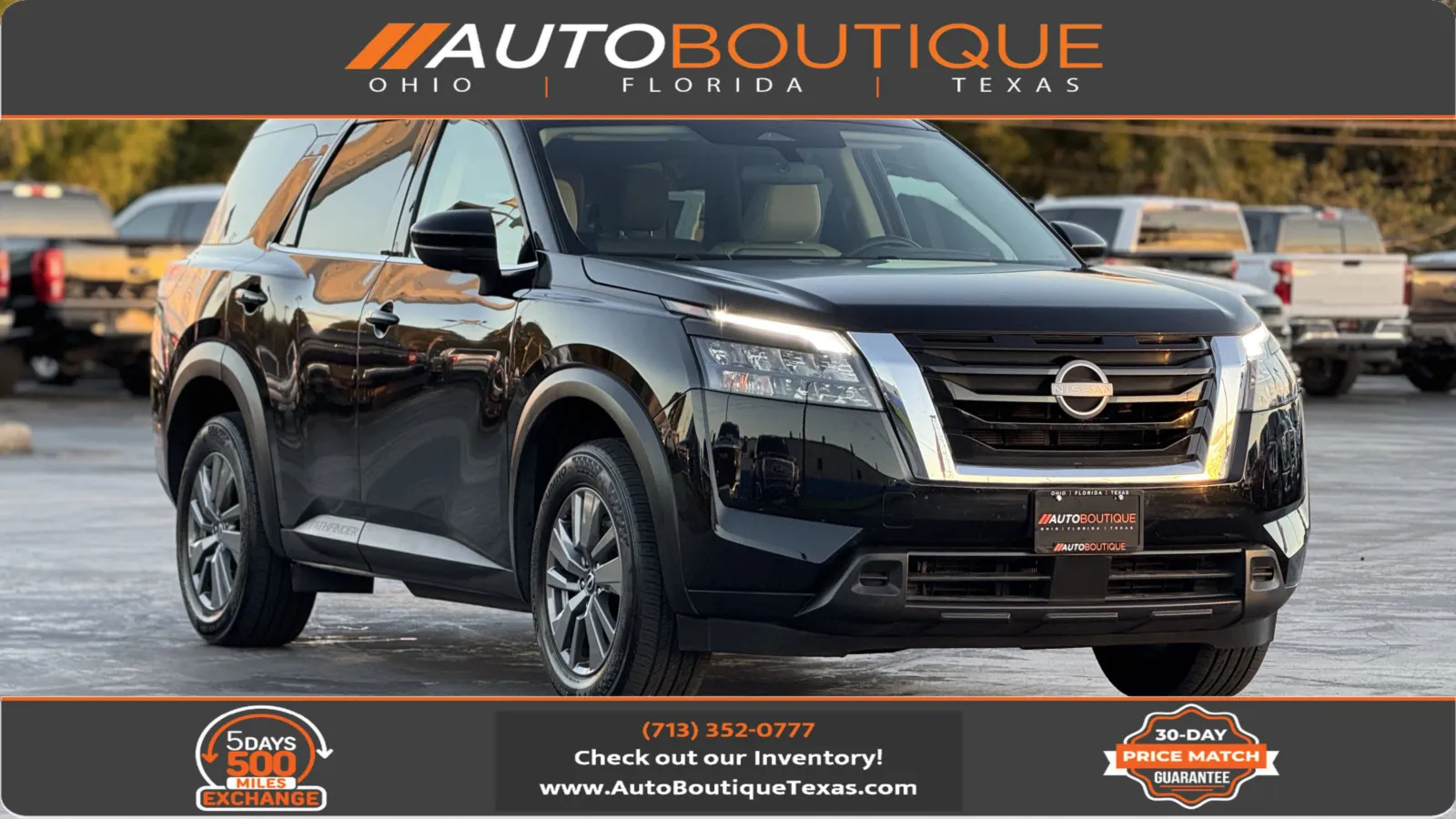 Black 2024 Nissan Pathfinder SV for sale in Alvin, TX