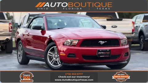 Red 2012 Ford Mustang V6 Premium for sale in Alvin, TX