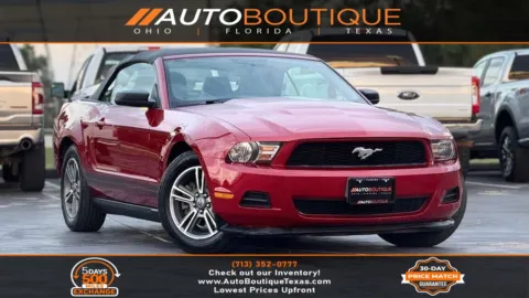 Red 2012 Ford Mustang V6 Premium for sale in Alvin, TX