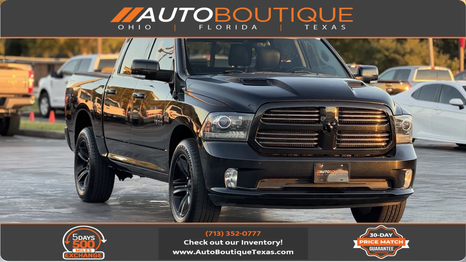 Black 2016 Ram 1500 Sport for sale in Alvin, TX