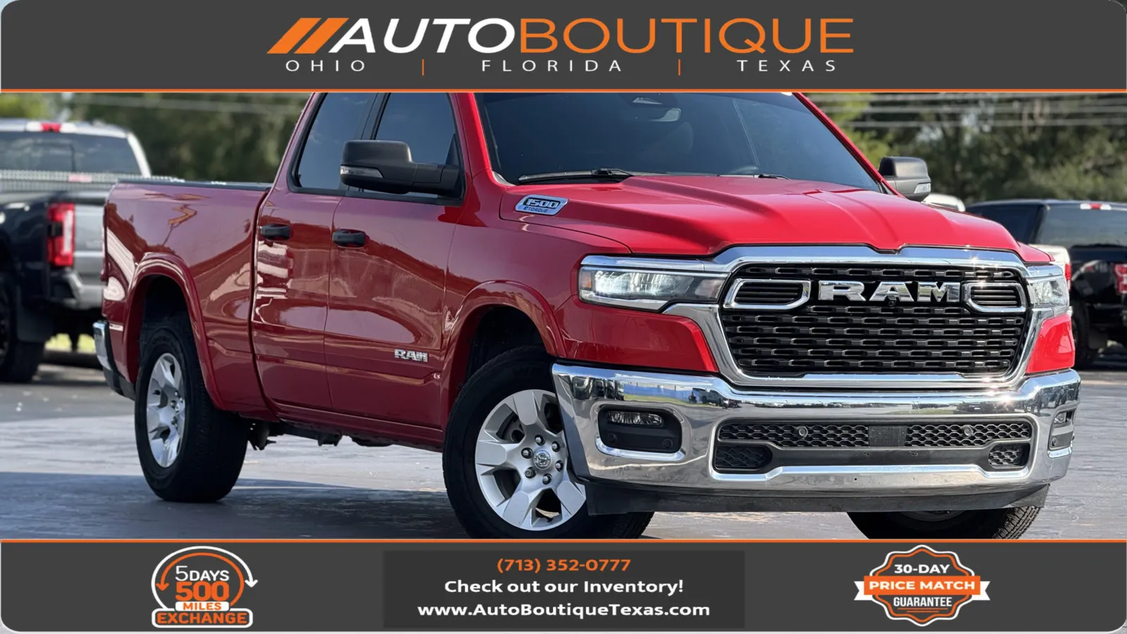 Red 2025 Ram 1500 Big Horn for sale in Alvin, TX