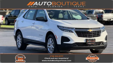 White 2023 Chevrolet Equinox LS for sale in Alvin, TX