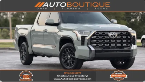 Gray 2024 Toyota Tundra Platinum for sale in Alvin, TX