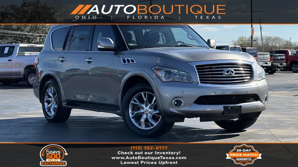 Used 2014 INFINITI QX80 for sale in Alvin, TX at Auto Boutique