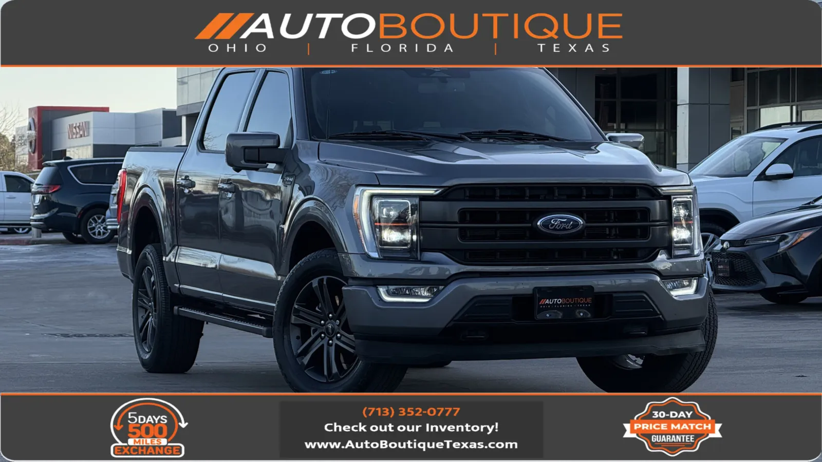 Gray 2023 Ford F-150 LARIAT for sale in Alvin, TX