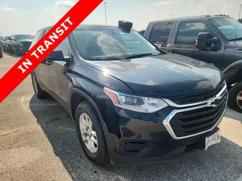 Black 2021 Chevrolet Traverse LS for sale in Alvin, TX