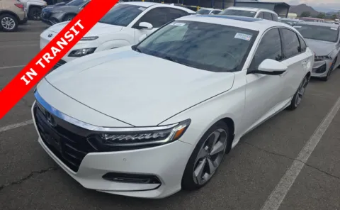 White 2019 Honda Accord Sedan Touring 2.0T for sale in Alvin, TX