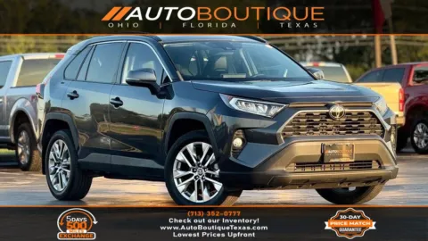 Gray 2021 Toyota RAV4 XLE Premium for sale in Alvin, TX