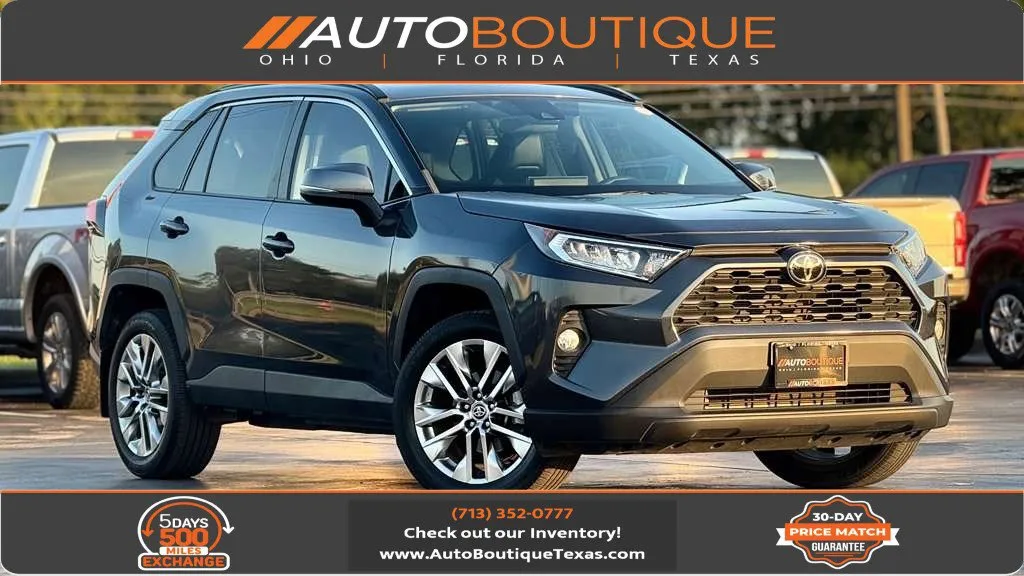 Gray 2021 Toyota RAV4 XLE Premium for sale in Alvin, TX