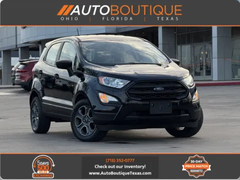 Black 2021 Ford EcoSport S for sale in Alvin, TX