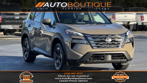 Beige 2024 Nissan Rogue SV for sale in Alvin, TX