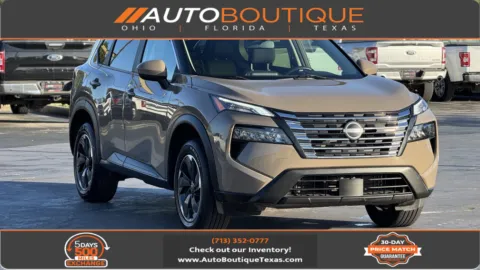 Beige 2024 Nissan Rogue SV for sale in Alvin, TX