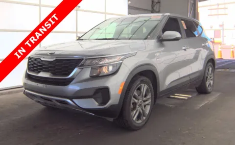 Gray 2021 Kia Seltos LX for sale in Alvin, TX