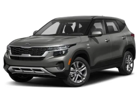 Gray 2021 Kia Seltos LX for sale in Alvin, TX