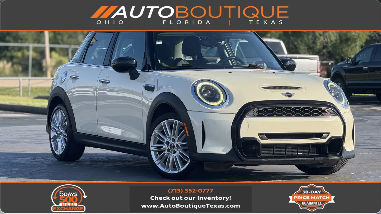 White 2023 MINI Hardtop 4 Door Cooper S for sale in Alvin, TX