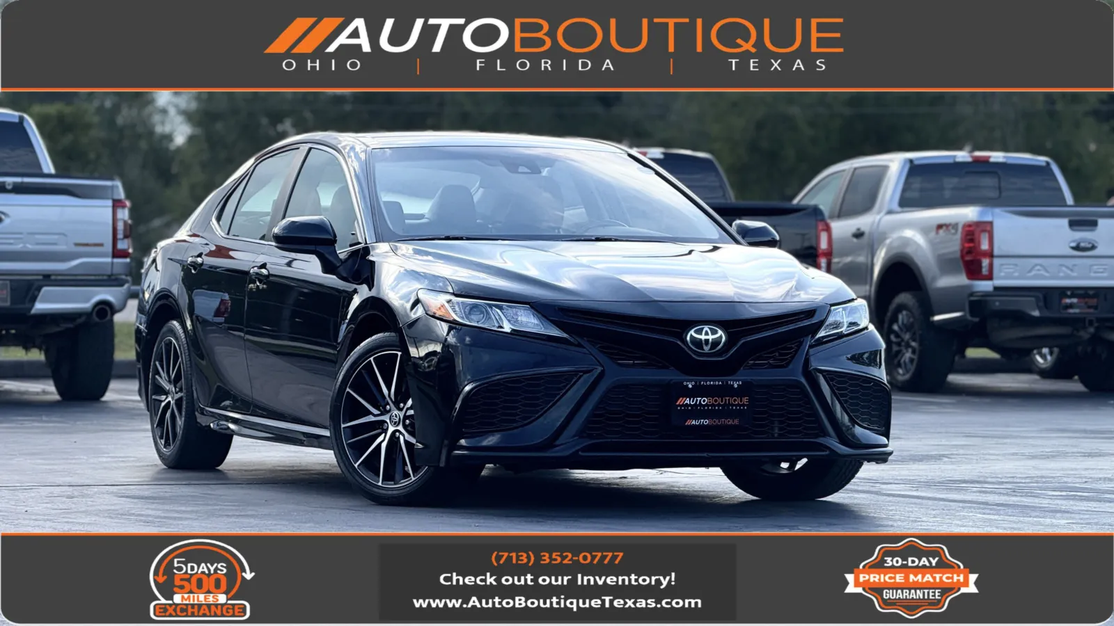 Black 2021 Toyota Camry SE Nightshade for sale in Alvin, TX