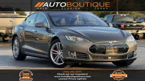 Brown 2015 Tesla Model S P85D for sale in Alvin, TX