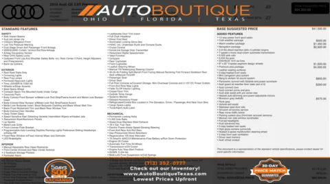 Gray 2018 Audi Q5 Tech Premium Plus for sale in Alvin, TX