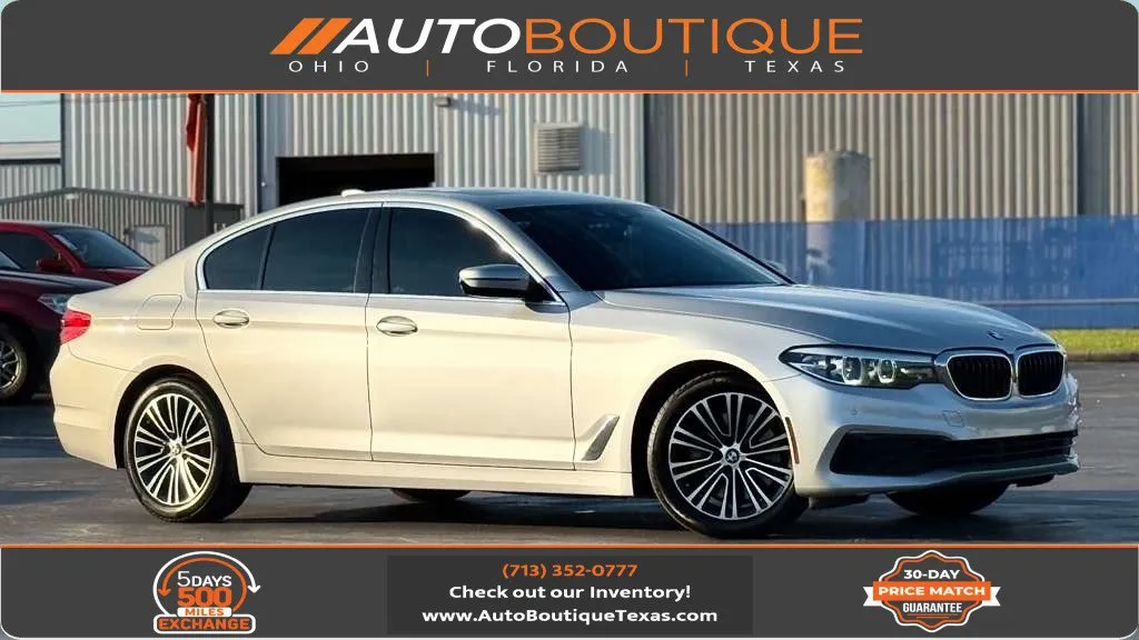 Silver 2019 BMW 5 Series 530i for sale in Alvin, TX