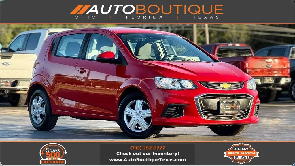 Red 2020 Chevrolet Sonic LT for sale in Alvin, TX