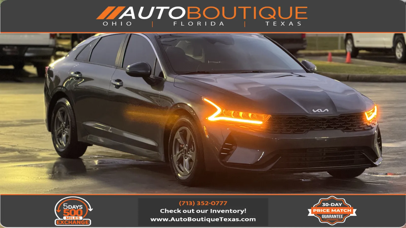 Gray 2022 Kia K5 LXS for sale in Alvin, TX