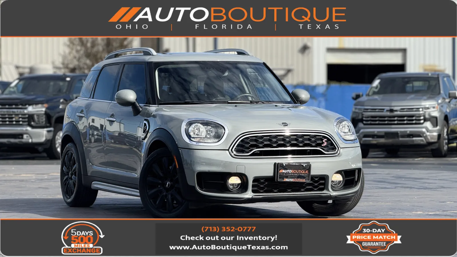 Gray 2019 MINI Countryman Cooper S for sale in Alvin, TX