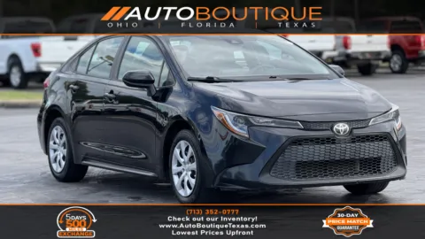 Black 2021 Toyota Corolla LE for sale in Alvin, TX