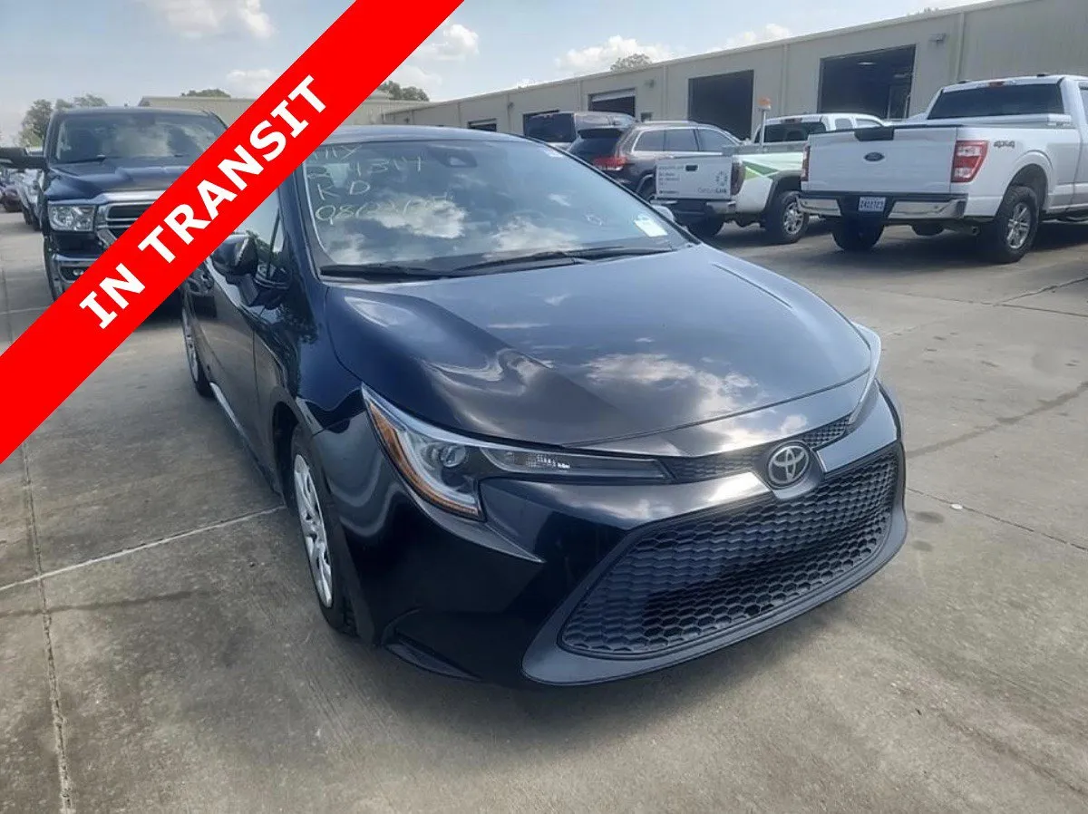 Black 2021 Toyota Corolla LE for sale in Alvin, TX