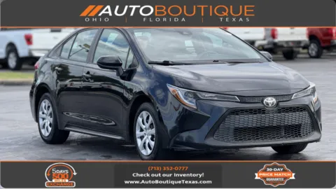 Black 2021 Toyota Corolla LE for sale in Alvin, TX