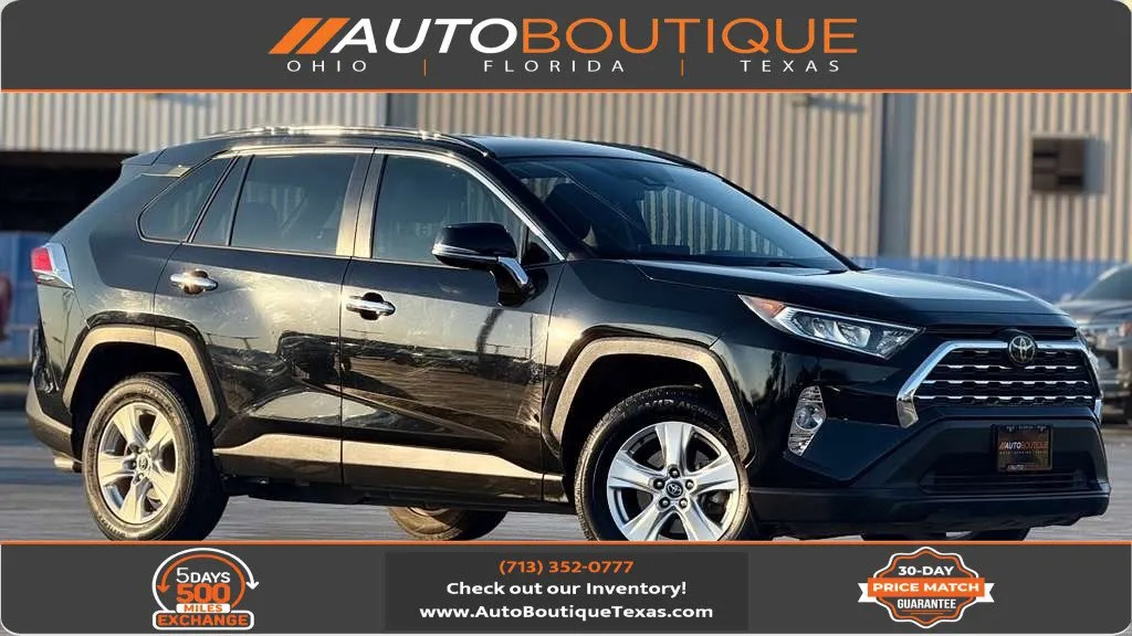 Black 2021 Toyota RAV4 XLE for sale in Alvin, TX