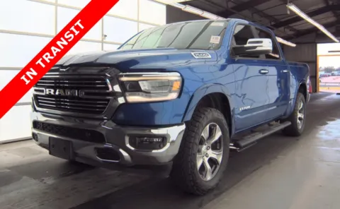 Blue 2019 Ram 1500 Laramie for sale in Alvin, TX