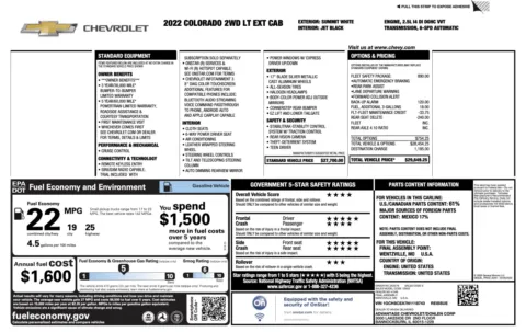 Photos of 2022 Chevrolet Colorado 2WD LT for sale in Alvin, TX at Auto Boutique Texas