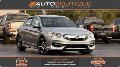 Gray 2017 Honda Accord Sedan Sport SE for sale in Alvin, TX
