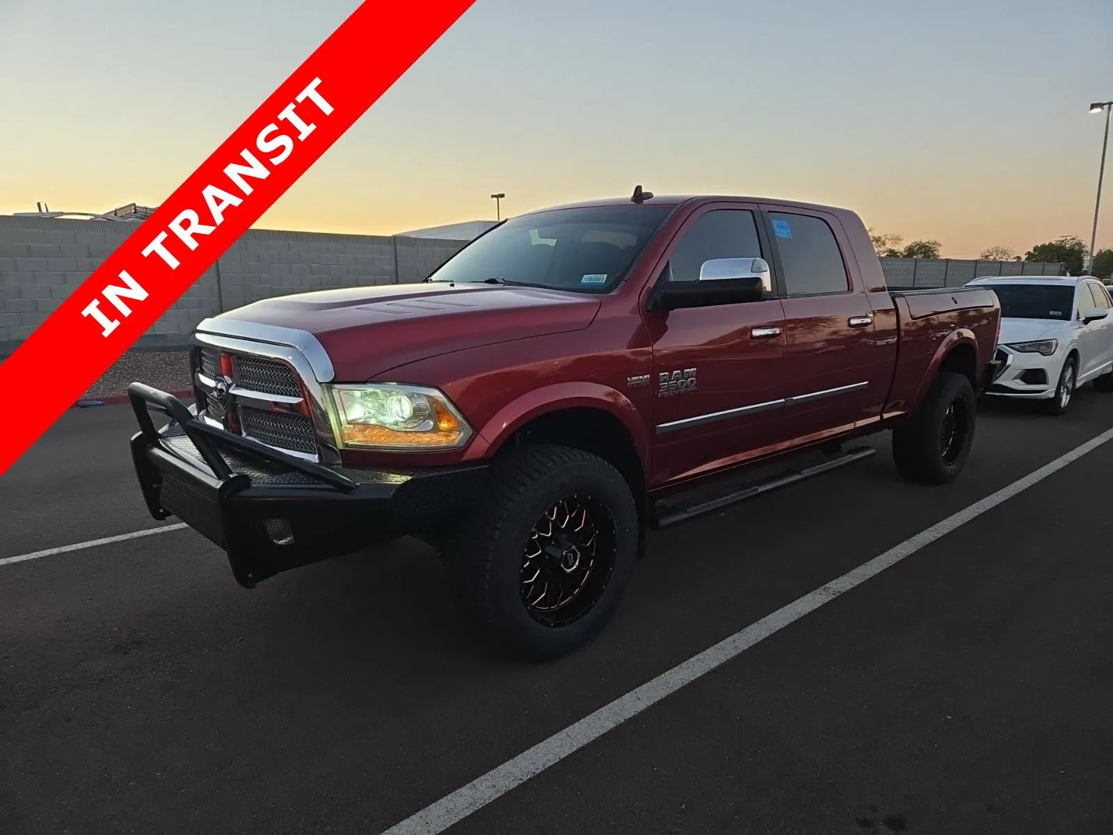 Red 2014 Ram 3500 Longhorn for sale in Alvin, TX